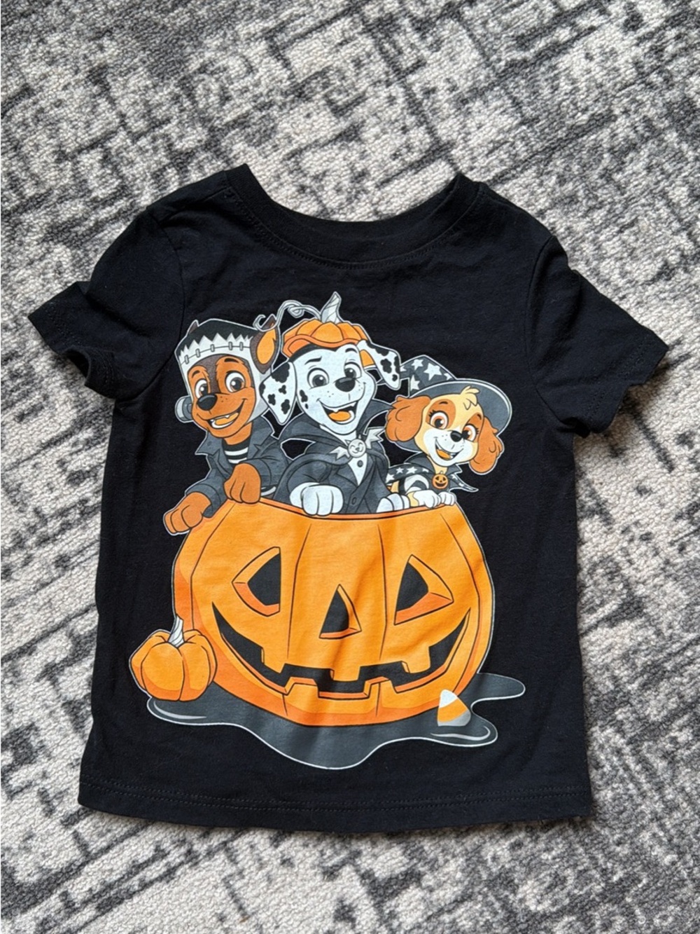 Paw patrol Halloween Pumpkin Kids Tee